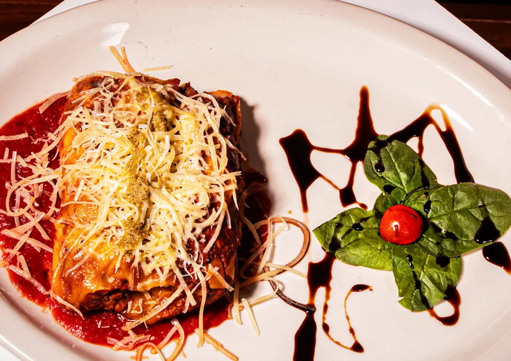 Lasaña de sirloin
